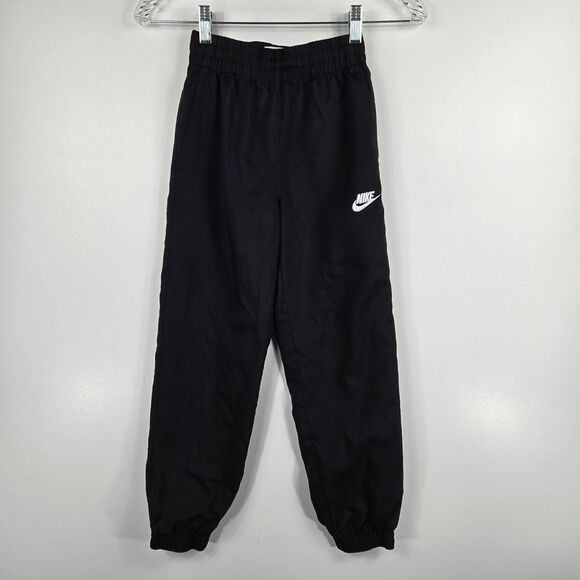 Nike Boys Size Small Lot of 2 Polyester Sweatpants Jogger Pants Black Gray - Picture 7 of 11